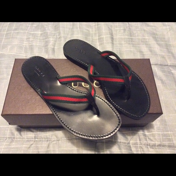 gucci thong web sandal